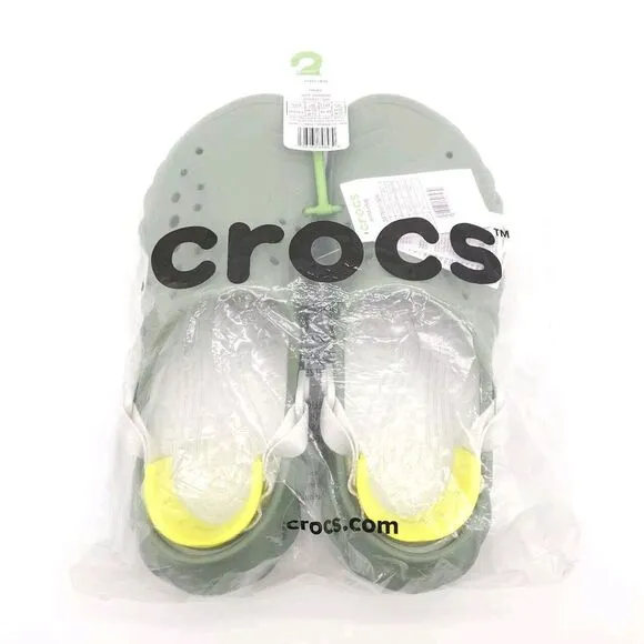 Crocs Echo Clog (Mens Size‎ 10) Slip On Shoes Sandals Moss Green New In Package