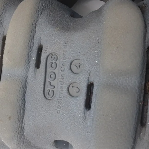 Crocs echo clog rubber sandals Bleu slingback vacation beach women 7