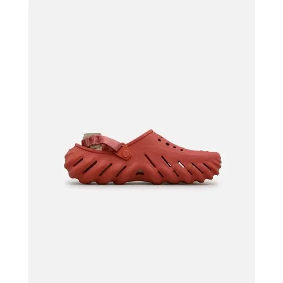 Crocs‎ Echo Clog (Womens 9 Mens 7) Slip On Shoes Sandals Strawberry Wine Red New