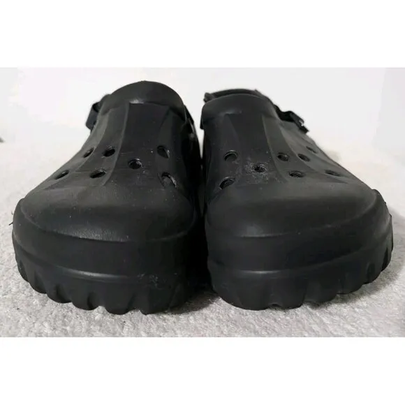 Crocs Men’s Offroad Sport Clogs Slip-on Casual Size 12 Sandals Black