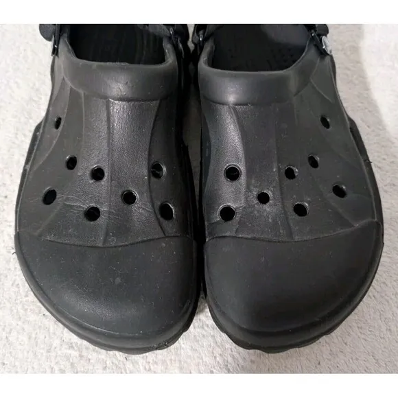 Crocs Men’s Offroad Sport Clogs Slip-on Casual Size 12 Sandals Black