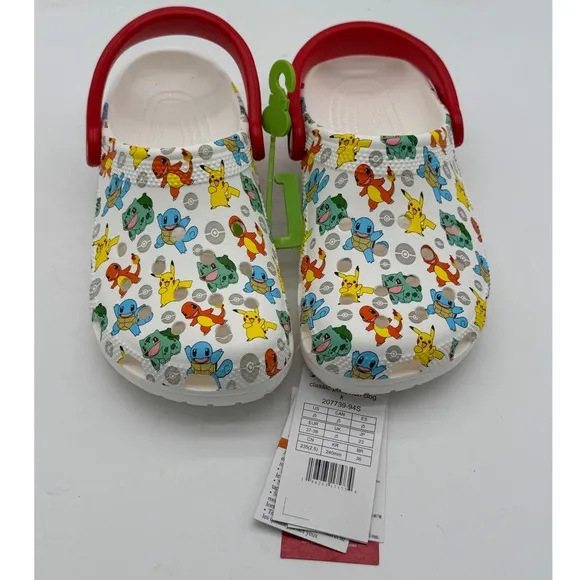 Crocs Pokemon Clog Sandal Kids Size J5