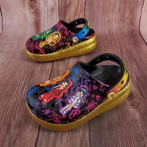 Crocs Rainbow High Cutie Crush Kids Size 12C Multicolor Walking Clogs Sandals