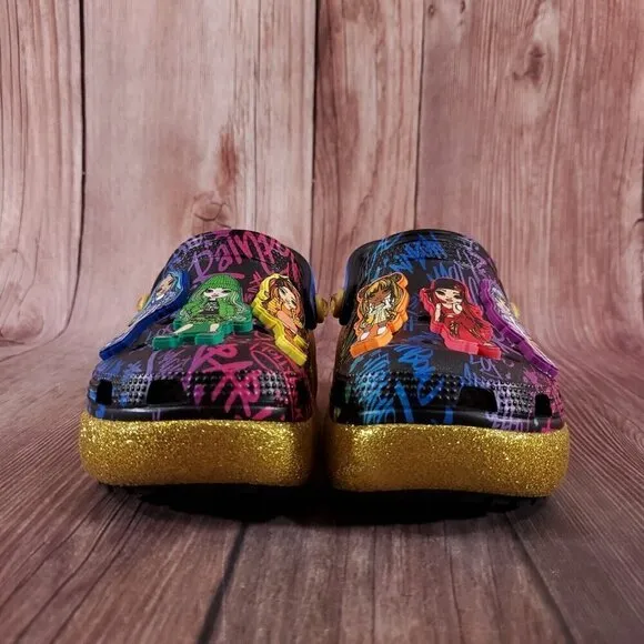 Crocs Rainbow High Cutie Crush Kids Size 12C Multicolor Walking Clogs Sandals