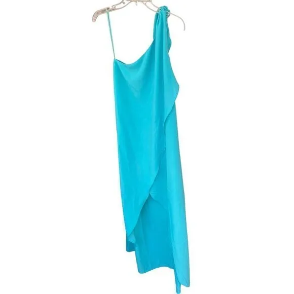 Crosby by Mollie Burch Sasha Maxi Dress in Turquoise NWT 4