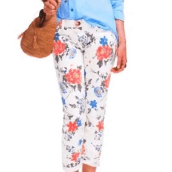 Current/Elliott Vintage Wildflower Skinny Jeans 27