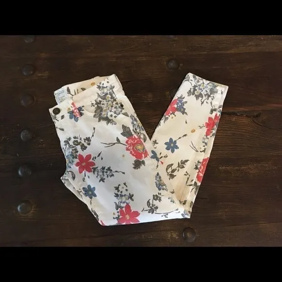 Current/Elliott Vintage Wildflower Skinny Jeans 27