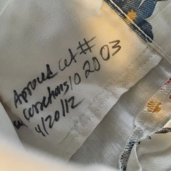 Current/Elliott Vintage Wildflower Skinny Jeans 27
