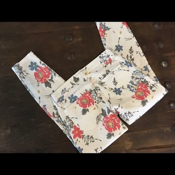 Current/Elliott Vintage Wildflower Skinny Jeans 27