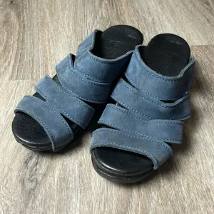 Dansko Blue Suede Sandals Size 39 (US 8.5-9)