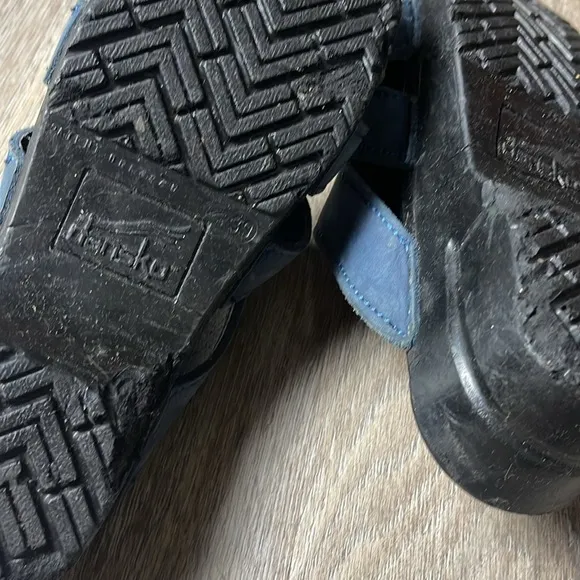 Dansko Blue Suede Sandals Size 39 (US 8.5-9)