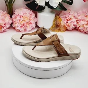 Dansko CeCe Yellow Burnished Calf Leather Upper Sandals Size 8.5 - 9