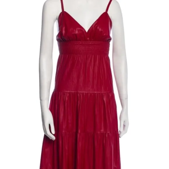 Derek Lam Red 10 Crosby Linda Tiered Maxi Dress Linda Tiered Maxi Dress XS $650