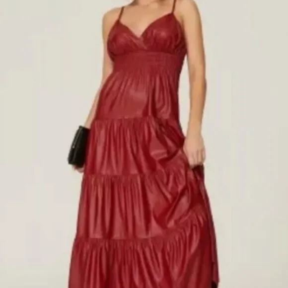 Derek Lam Red 10 Crosby Linda Tiered Maxi Dress Linda Tiered Maxi Dress XS $650
