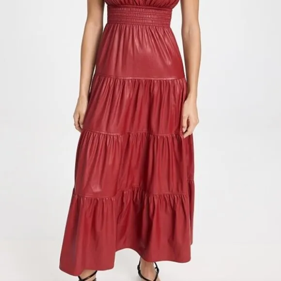 Derek Lam Red 10 Crosby Linda Tiered Maxi Dress Linda Tiered Maxi Dress XS $650