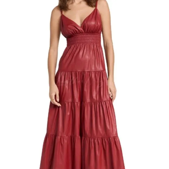Derek Lam Red 10 Crosby Linda Tiered Maxi Dress Linda Tiered Maxi Dress XS $650