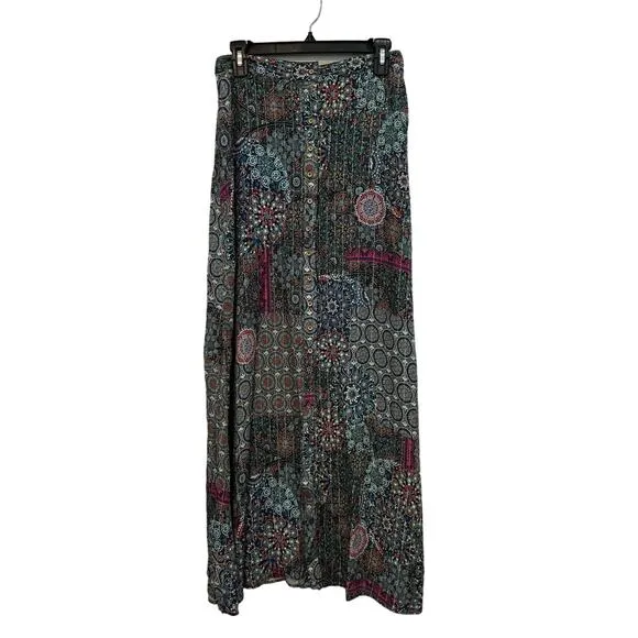 DESIGUAL NWT $145 Icaria Maxi Button Front Skirt