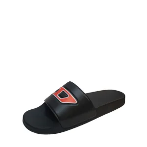 Diesel Mens  Shoes SA-Mayemi D Slip On Comfort Slide Sandals Black Red