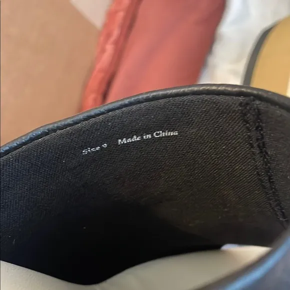 Dolce Vita Black Leather Platform Sandals