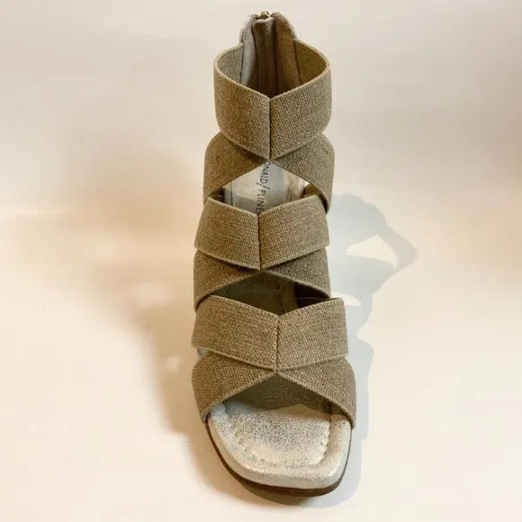 Donald J Pliner Lelle Elastic Wedge Heels Sandals