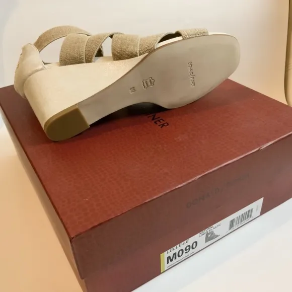 Donald J Pliner Lelle Elastic Wedge Heels Sandals