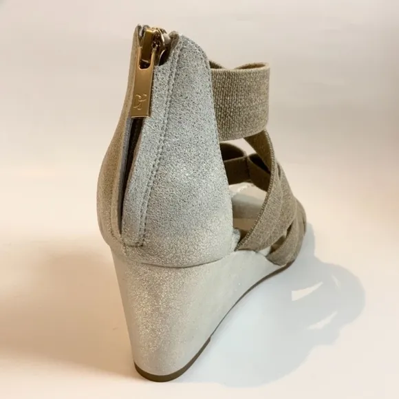 Donald J Pliner Lelle Elastic Wedge Heels Sandals