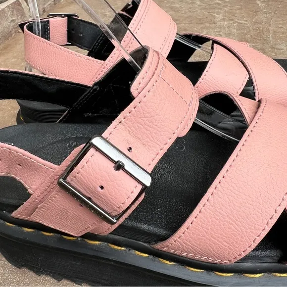 Dr Marten Voss Pink Platform Sandals 8