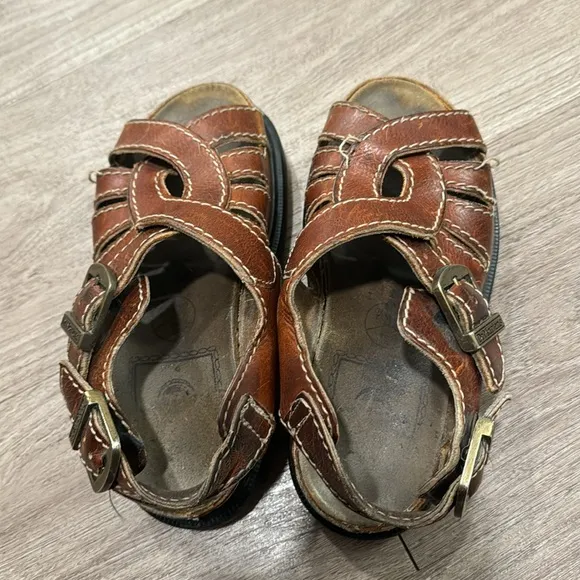Dr. Martens Brown Fisherman Sandals with Adjustable Buckle