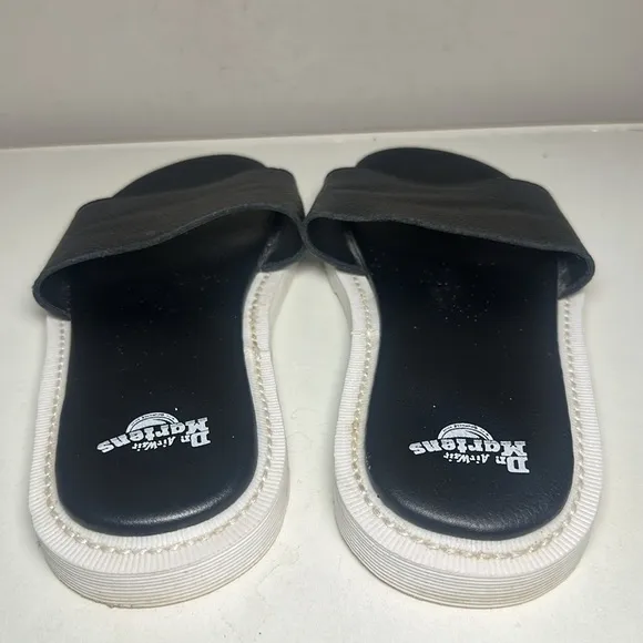 Dr. Martens Cierra II Black pebbled Slide slip on Sandals