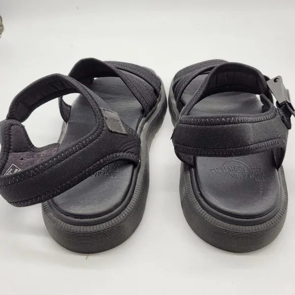 Dr Martens Effra Black Two Strap Open Toe Sandals Shoes Mens US 10 EU 43 comfort