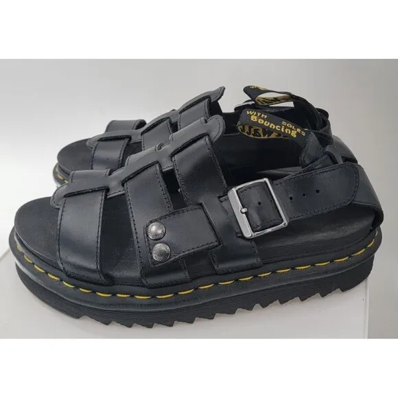 Dr Martens Terry Leather Strap Sandals