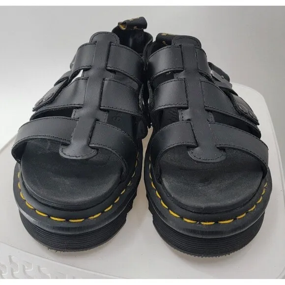 Dr Martens Terry Leather Strap Sandals