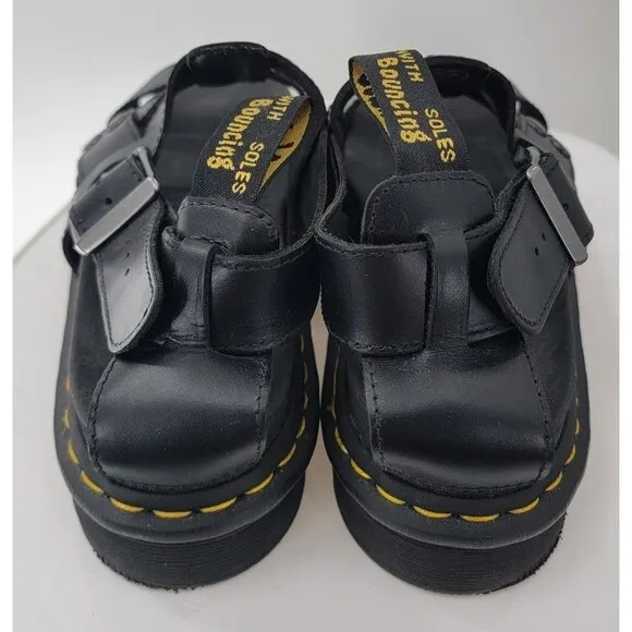 Dr Martens Terry Leather Strap Sandals