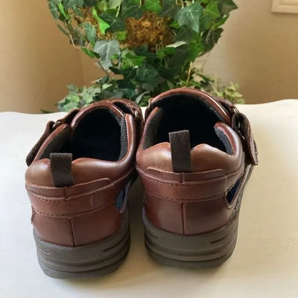 Drew Dublin Leather Fisherman Style Mens Sandals Size 11