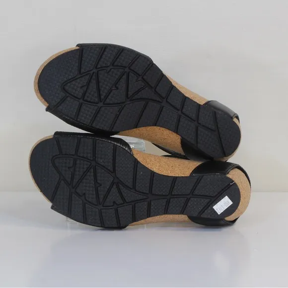 Earth Origins Black Leather Kendra Kane Sandal NWT