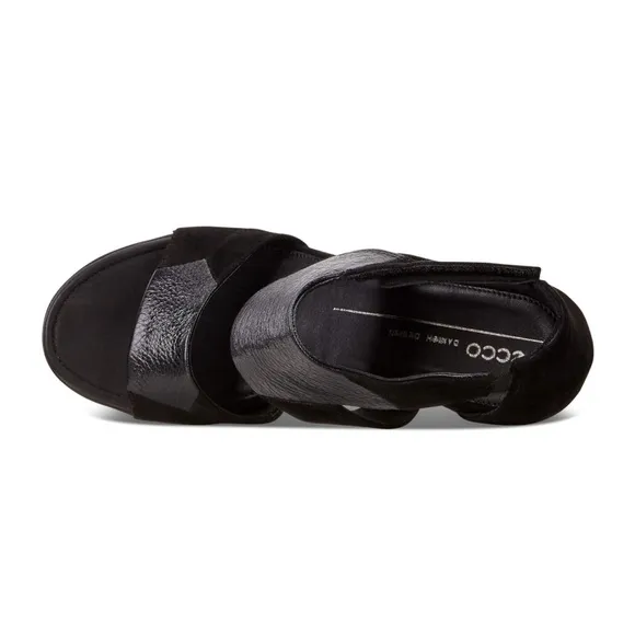 ECCO Black Shape 65 Block Sandals, Size EU 41 | US 10-10.5 New in Box