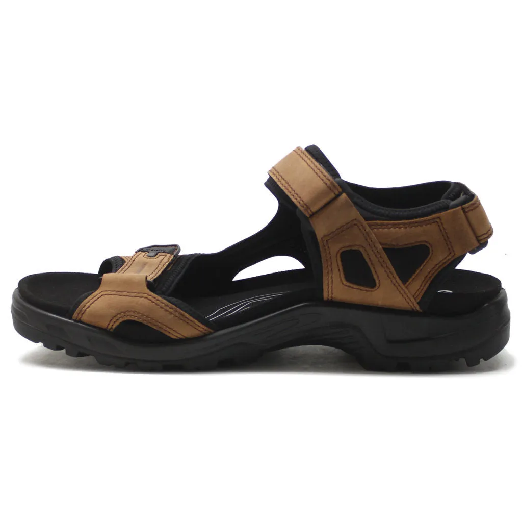 Ecco Offroad Nubuck Leather Men's Casual Sandals