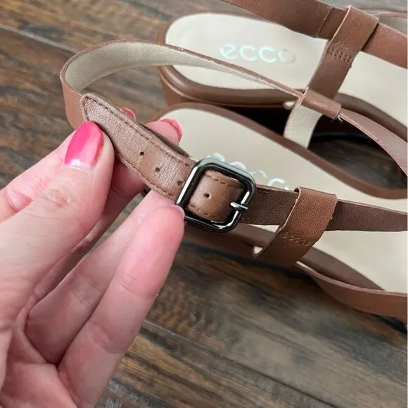 Ecco Shape Strappy Wedge Sandals