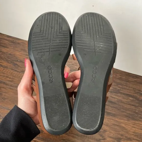 Ecco Shape Strappy Wedge Sandals