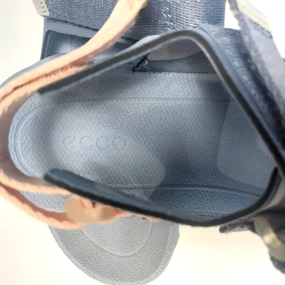 ECCO Stylish Blue and Pink Sandals Size 7 -7.5