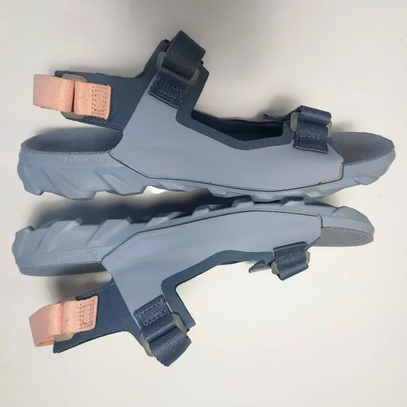 ECCO Stylish Blue and Pink Sandals Size 7 -7.5
