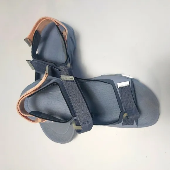 ECCO Stylish Blue and Pink Sandals Size 7 -7.5