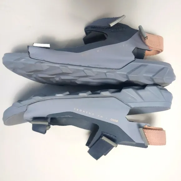 ECCO Stylish Blue and Pink Sandals Size 7 -7.5