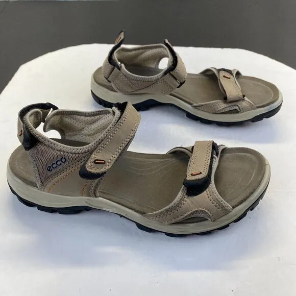 ECCO Womens Outdoor Hiking Sandals Sport Khaki Sz EU 40/US 9,Receptor Technology