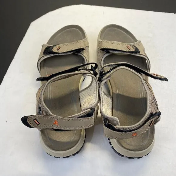 ECCO Womens Outdoor Hiking Sandals Sport Khaki Sz EU 40/US 9,Receptor Technology