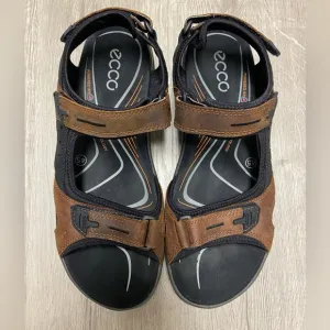 Ecco Yucatan Receptor Technology Hiking Espresso Leather Sandals
