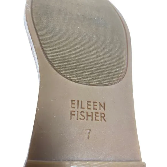 Eileen Fisher Mews, Mesh Orange Size 7  Espadrille Sandals