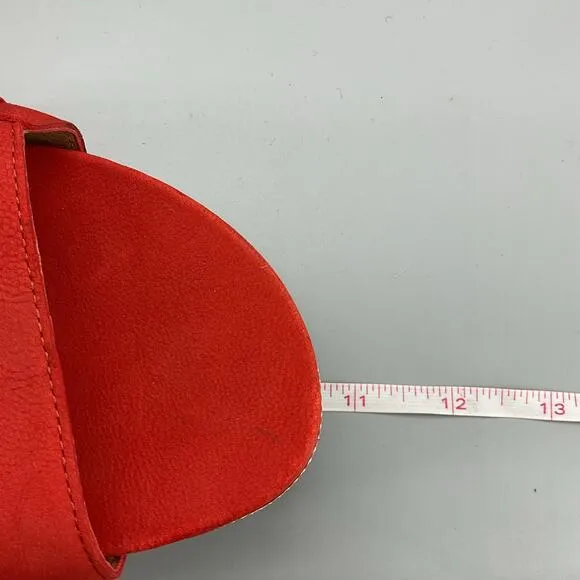 Eileen Fisher Sports Platform Sandals Orange Size 11