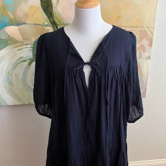 Emerson Fry Isla Dress Navy size M/L lined