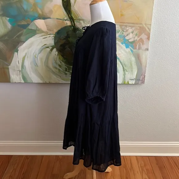 Emerson Fry Isla Dress Navy size M/L lined